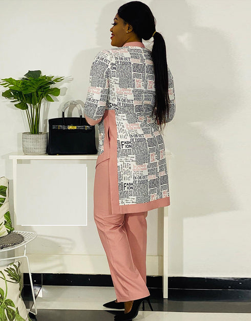 Women's African Dashiki Zip-Up Tracksuit